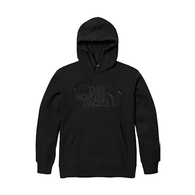TNF Black Pullover Hoodie with Logo Embroidery NF0A7QV4-JK3