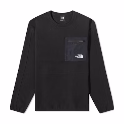 TNF Black Pullover Sweatshirt with Colorblock Logo Print NF0A7UQU-JK3