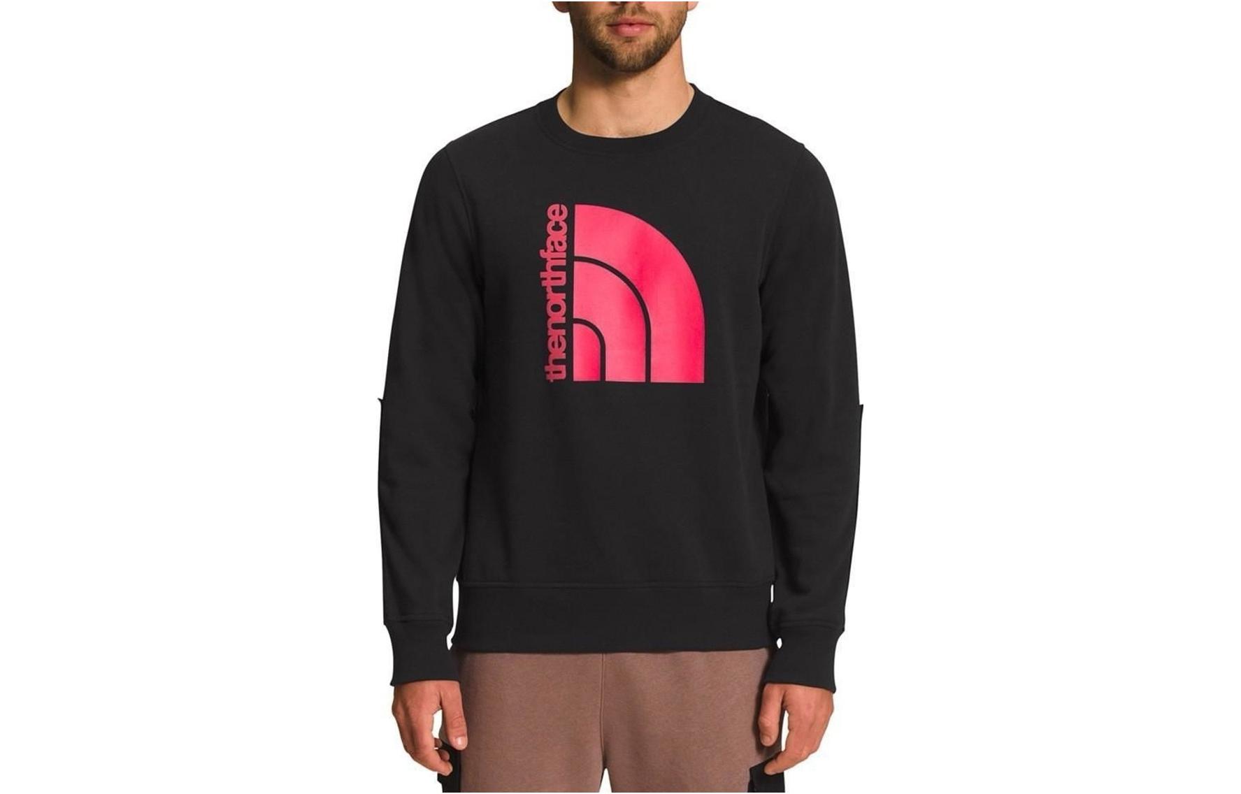 TNF Black Pullover Sweatshirt with Logo Print NF0A7UO1-4A9