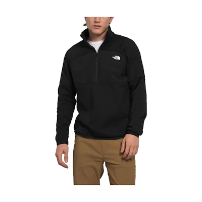 TNF Black Relaxed Fit Logo Zip-Up Jacket NF0A84H9-JK3