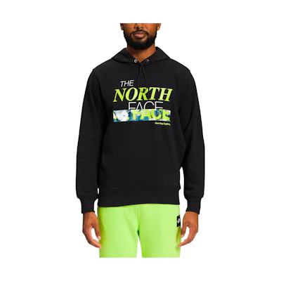 TNF Black Retro Hoodie with Letter Logo Print NF0A7UNY-001