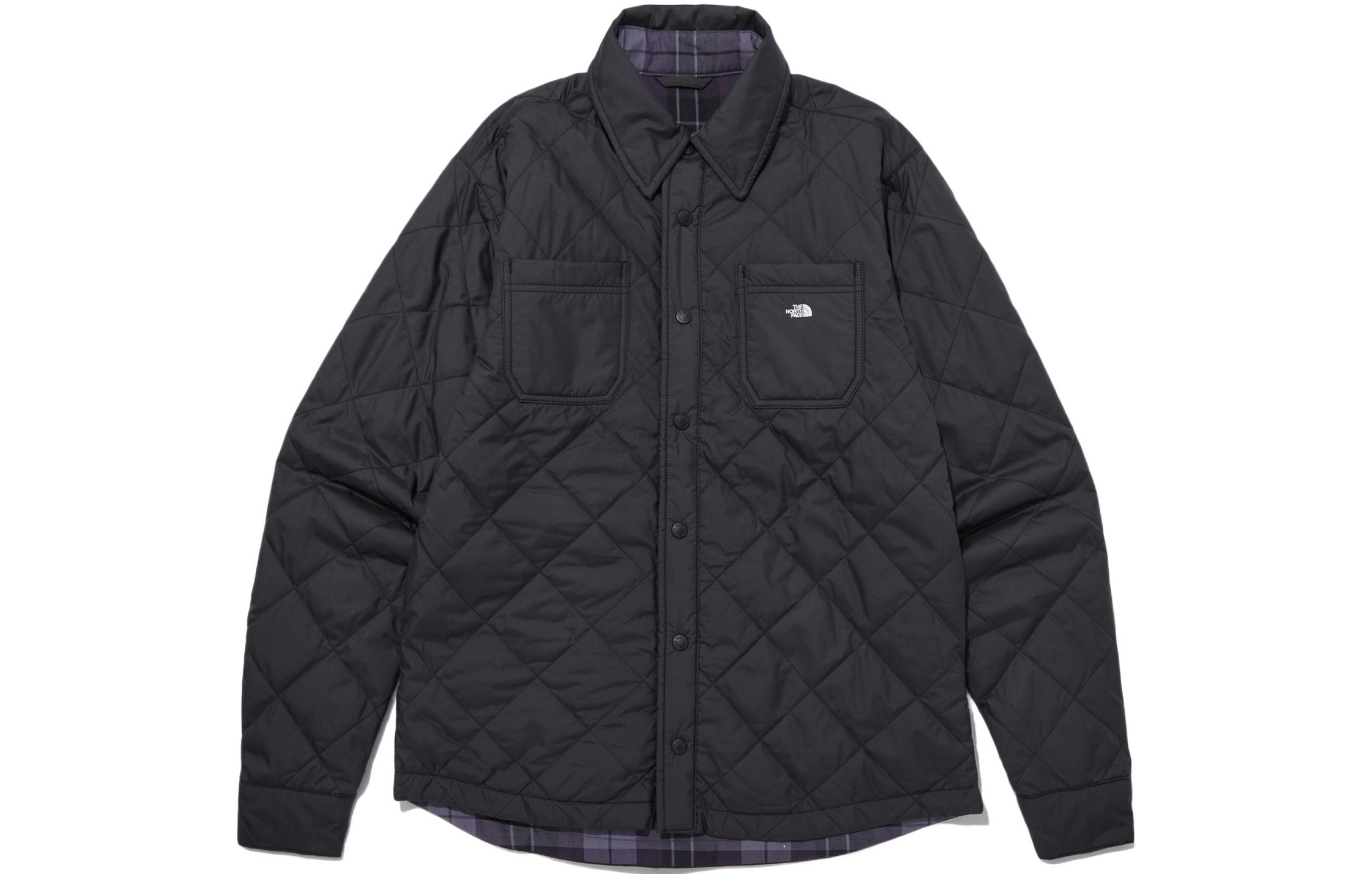 Buy The North Face 黑色雙面保暖法蘭絨外套 男女適用 NJ3NP00A