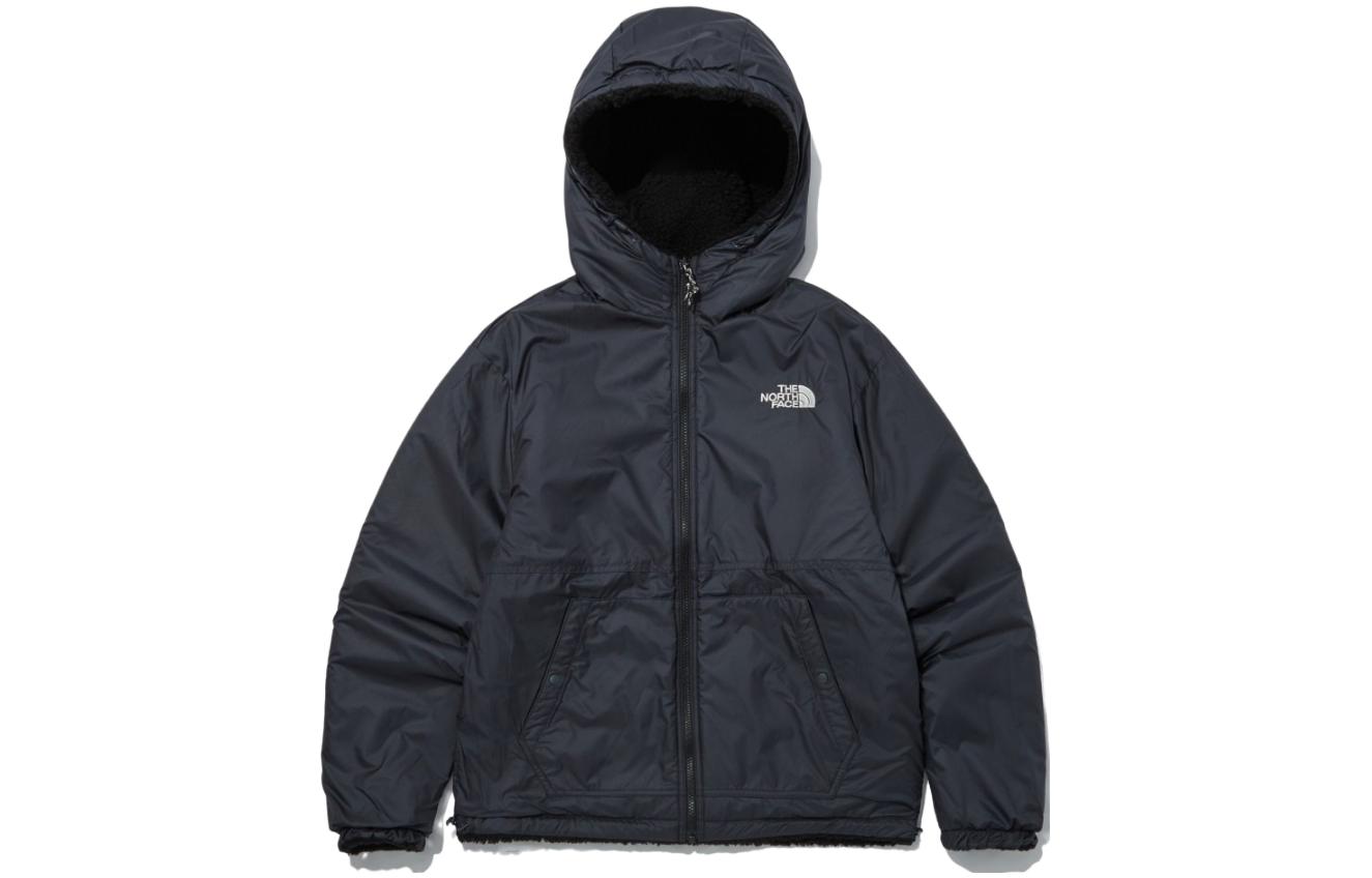 TNF Black Reversible Logo Hooded Jacket NJ4FP57A