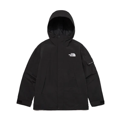 TNF Black Samurai S23 Logo Hoodie Waterproof Windbreaker Jacket Black NJ3BP01J