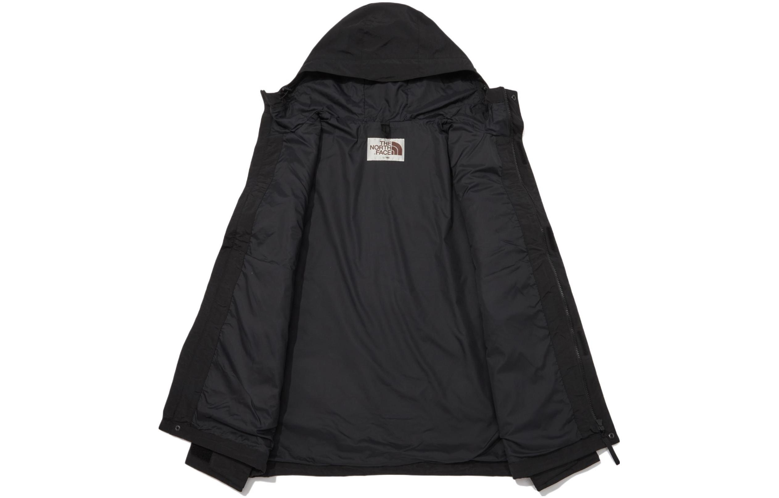 TNF Black Samurai S23 Logo Hoodie Waterproof Windbreaker Jacket Black NJ3BP01J 圖 4