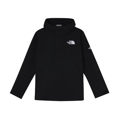 TNF Black Series SS22 Windbreaker Jacket Unisex Black Pullover Style NA3BN10L