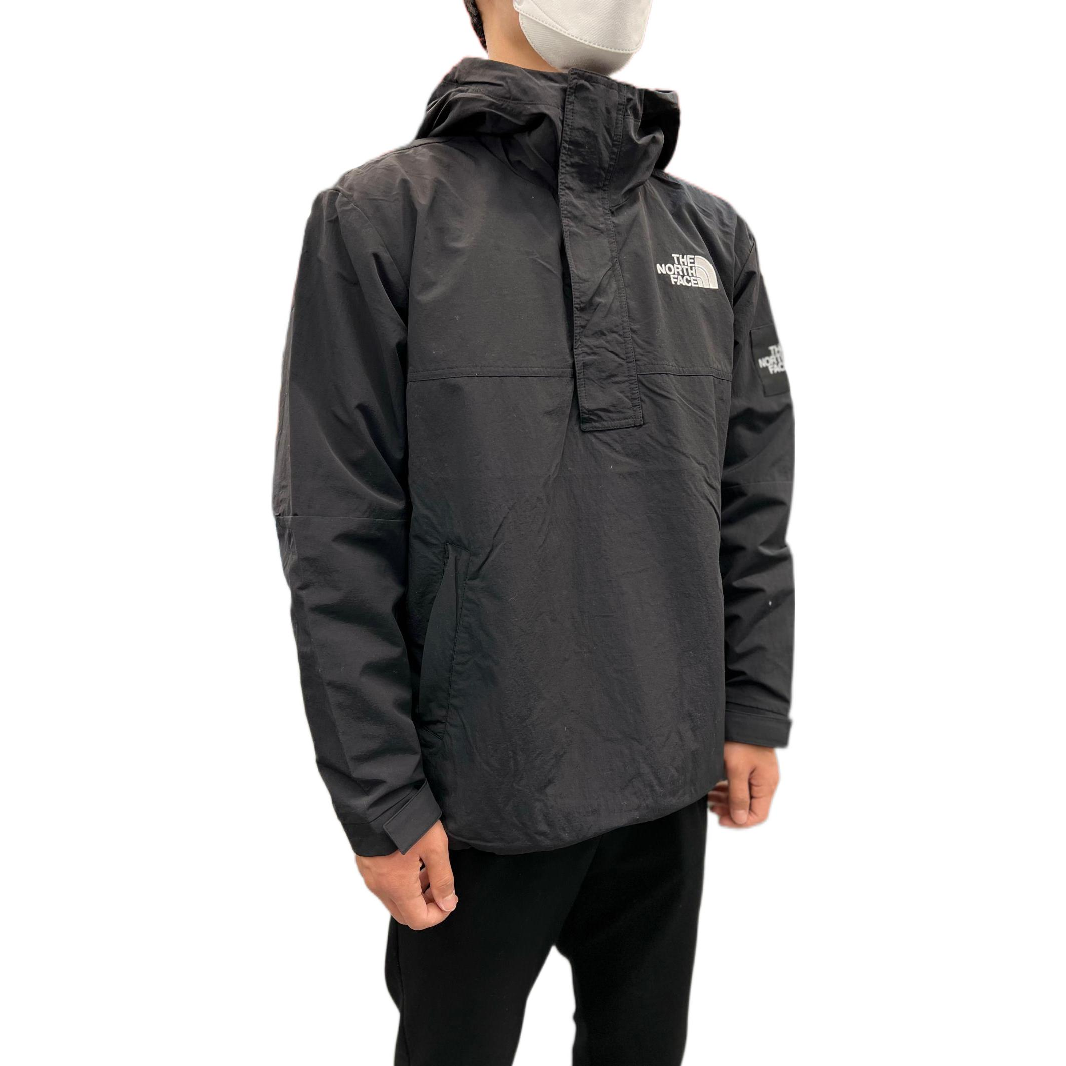 TNF Black Series SS22 Windbreaker Jacket Unisex Black Pullover Style NA3BN10L 圖 6