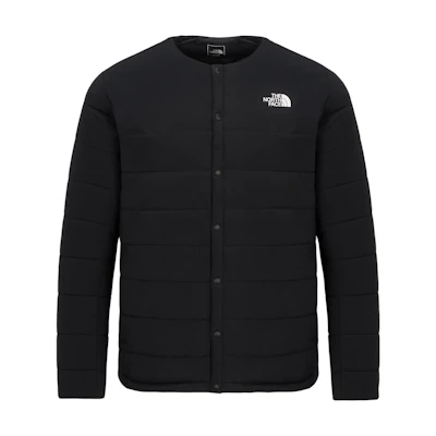 TNF Black Single-Breasted Long-Sleeve Cotton Jacket NJ3NQ61A