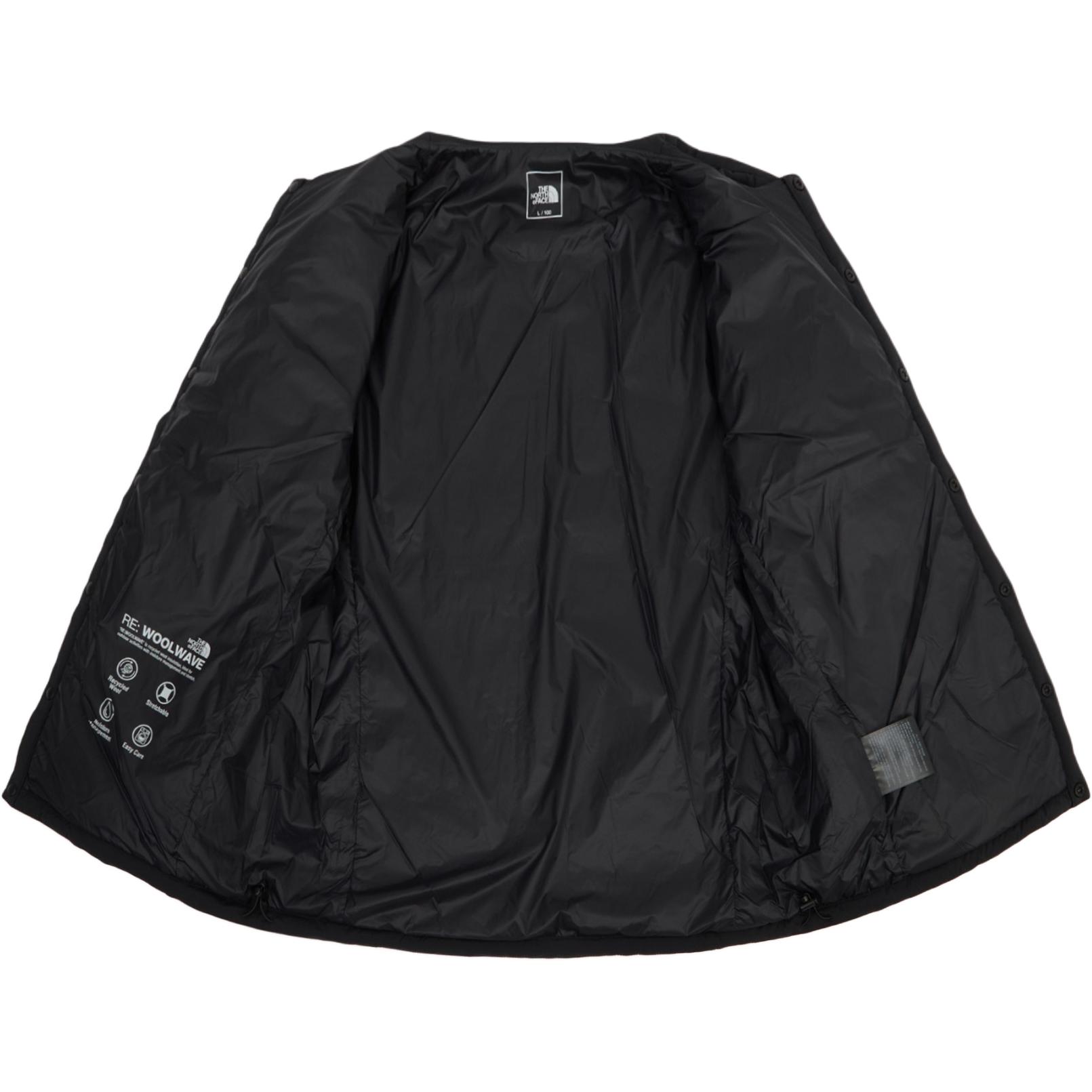 TNF Black Single-Breasted Long-Sleeve Cotton Jacket NJ3NQ61A 圖 4