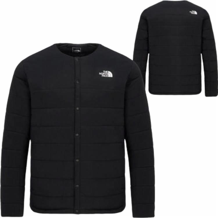 TNF Black Single-Breasted Long-Sleeve Cotton Jacket NJ3NQ61A 圖 5