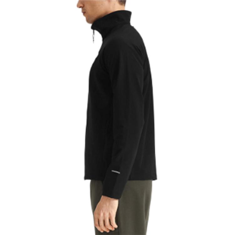 TNF Black Softshell Jacket Casual Solid Color Stand Collar NF0A8AUP-JK3 圖 9