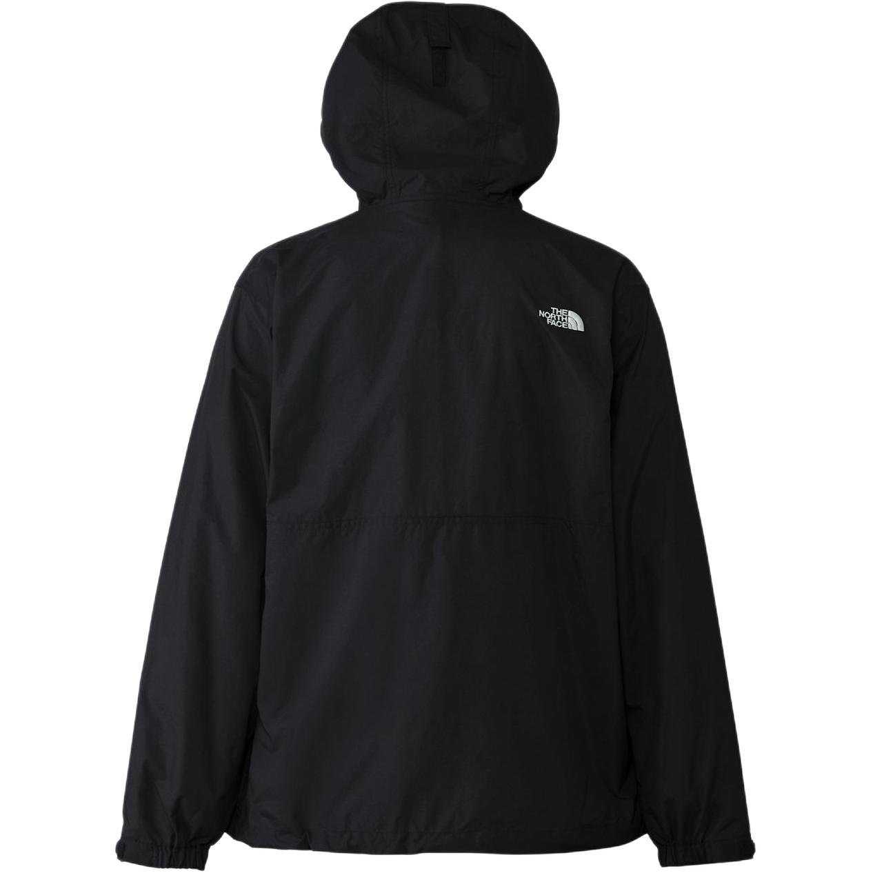Lookbook The North Face Jaket Hoodie Hitam Polos dengan Resleting NP22333-K