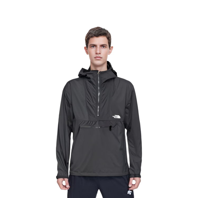Purchase The North Face Jaket Hoodie Hitam Polos dengan Resleting NP22333-K