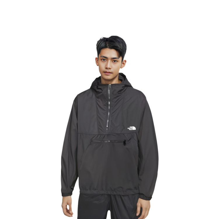 Details for The North Face Jaket Hoodie Hitam Polos dengan Resleting NP22333-K