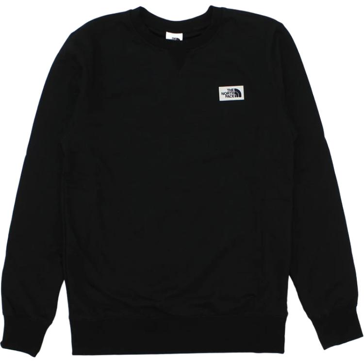 TNF Black Solid Color Logo Sweatshirt NF0A7WXH-JK3
