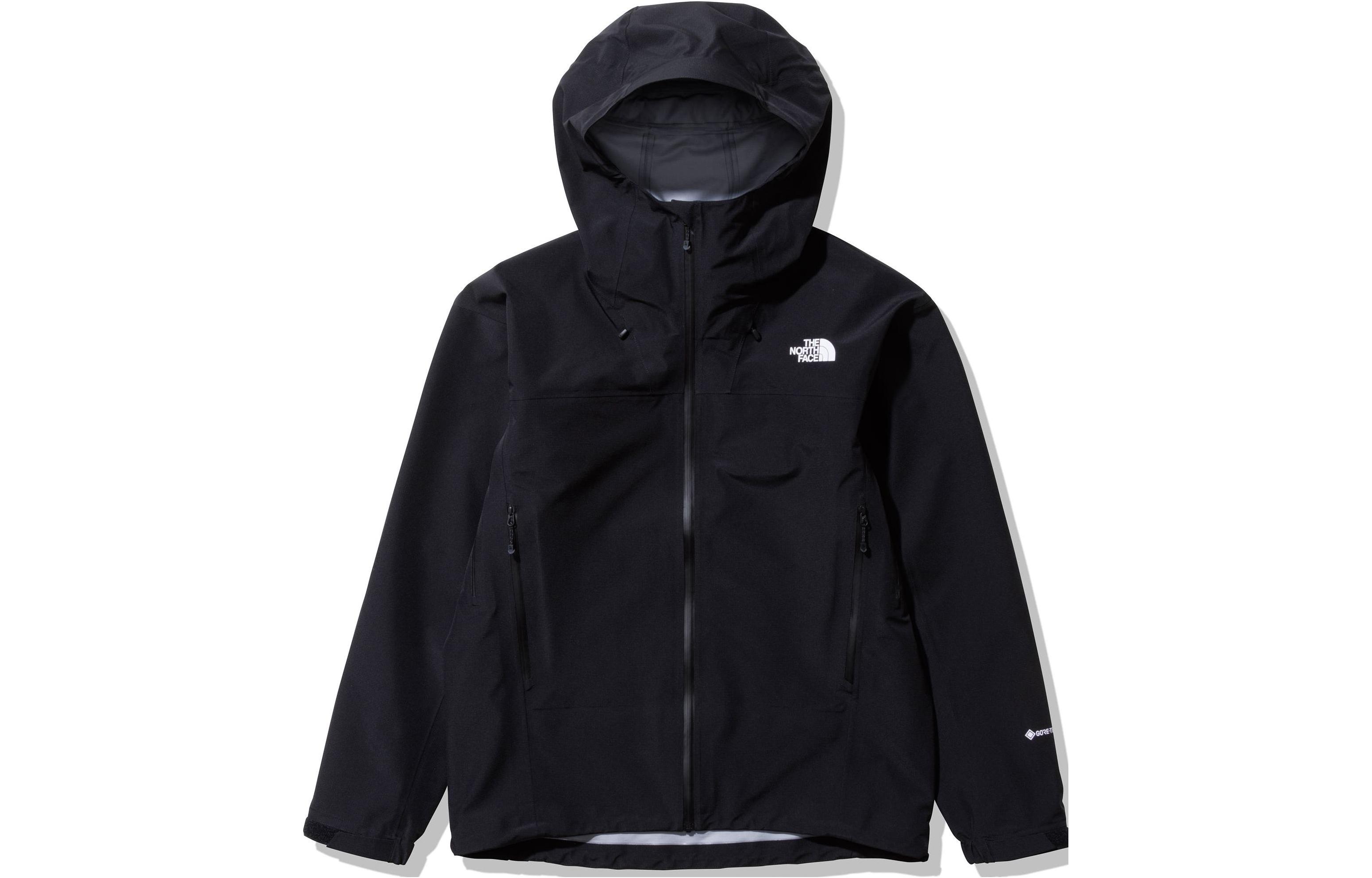 TNF Black Solid Color Zip-Up Hoodie Jacket NP12304R