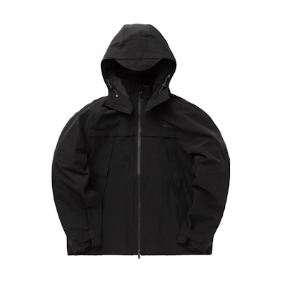 TNF Black Solid Color Zip-Up Hoodie Jacket NF0A83PR-JK31