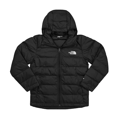 TNF Black Solid Color Zip-Up Hoodie Jacket NF0A855E-JK3