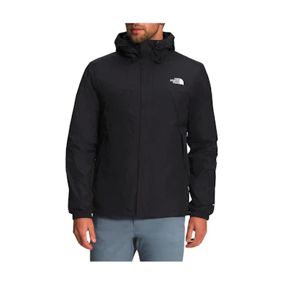 TNF Black Solid Color Zip Hoodie Jacket NF0A7UJP-8UR