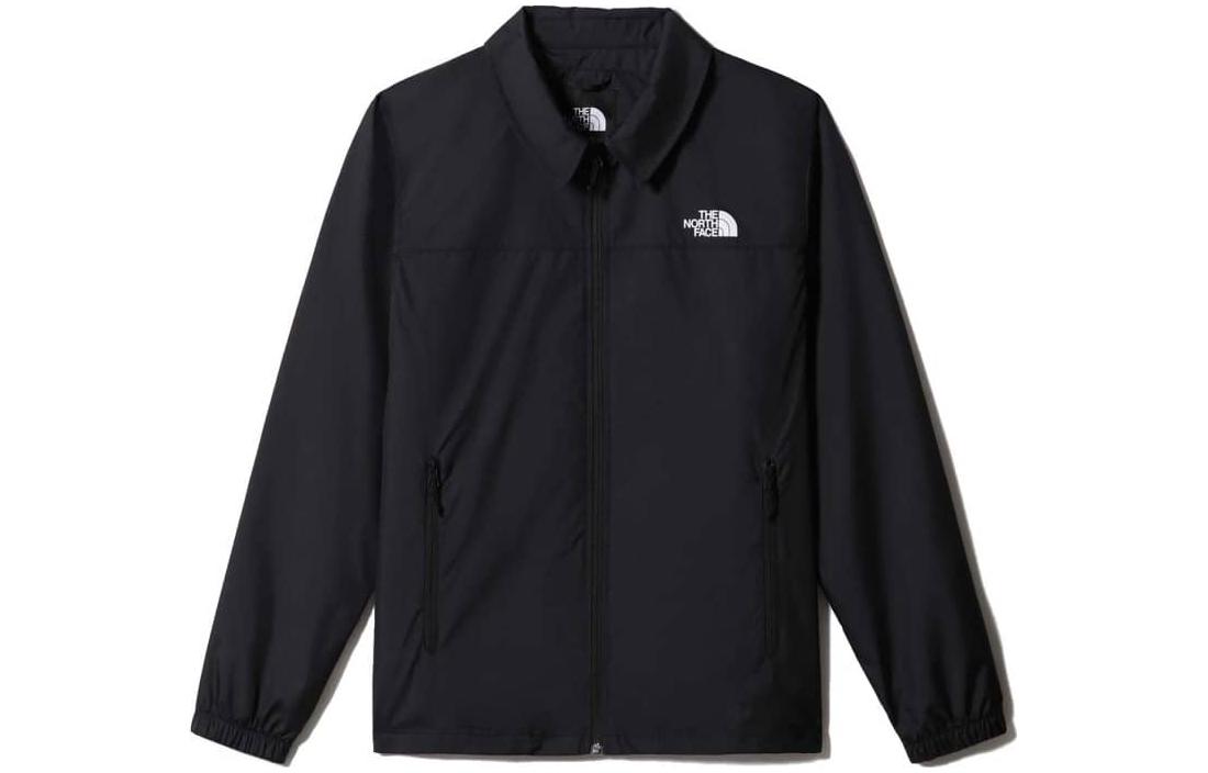 TNF Black Solid Large Logo Printed Zip-Up Jacket NF0A5IGV-JK3 圖 2