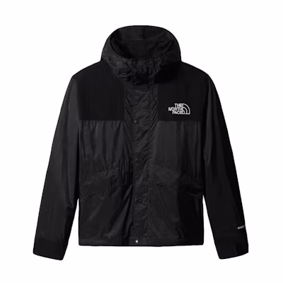 TNF Black Solid Logo Embroidered Casual Hoodie Jacket NF0A5J4D-JK3
