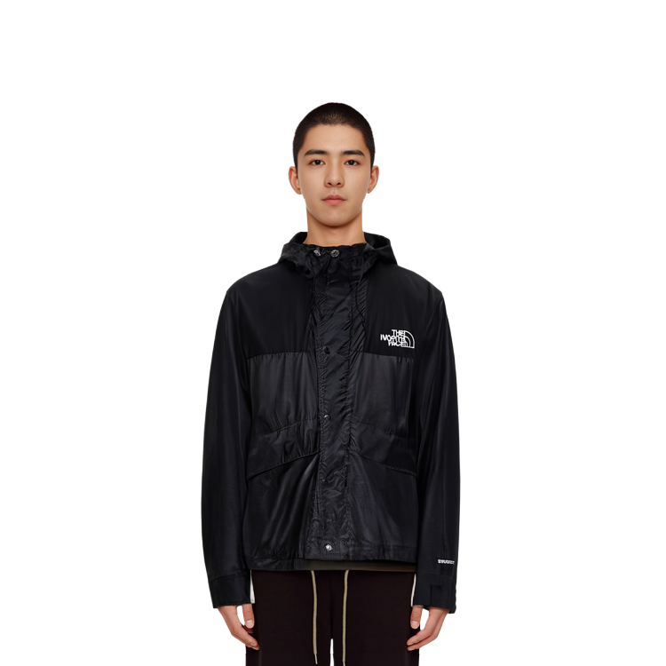 TNF Black Solid Logo Embroidered Casual Hoodie Jacket NF0A5J4D-JK3 圖 11