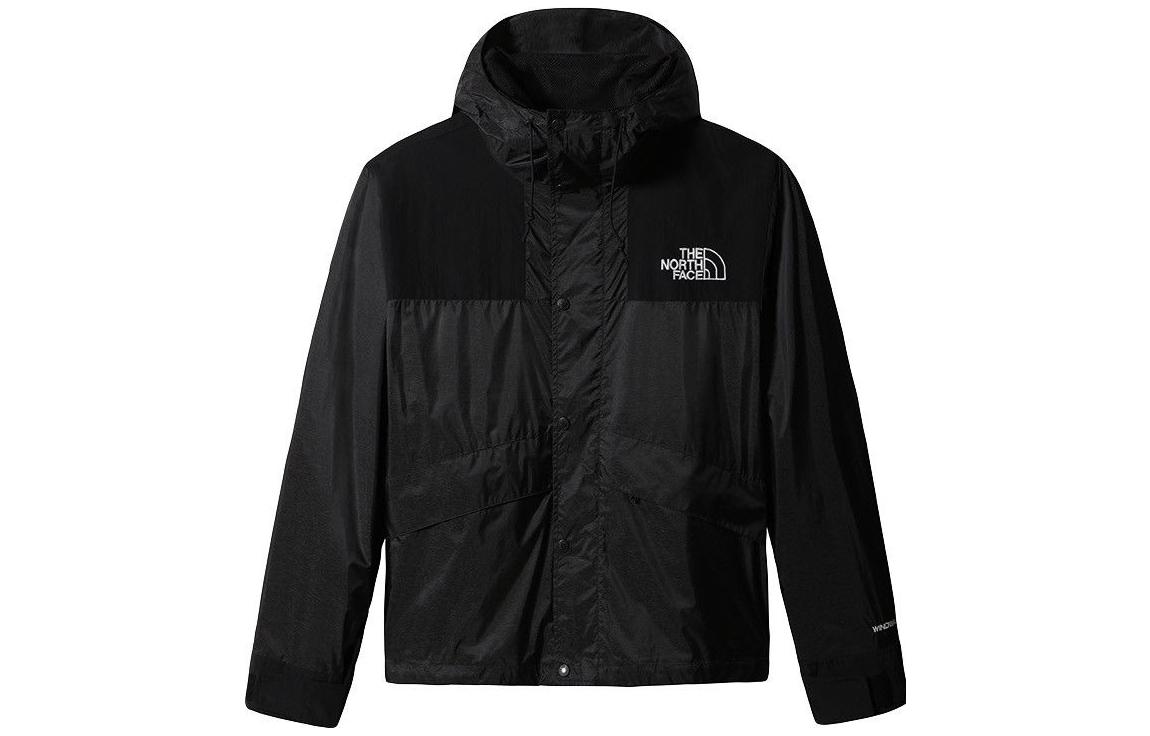TNF Black Solid Logo Embroidered Casual Hoodie Jacket NF0A5J4D-JK3 圖 2