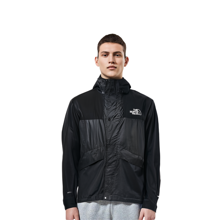 TNF Black Solid Logo Embroidered Casual Hoodie Jacket NF0A5J4D-JK3 圖 7