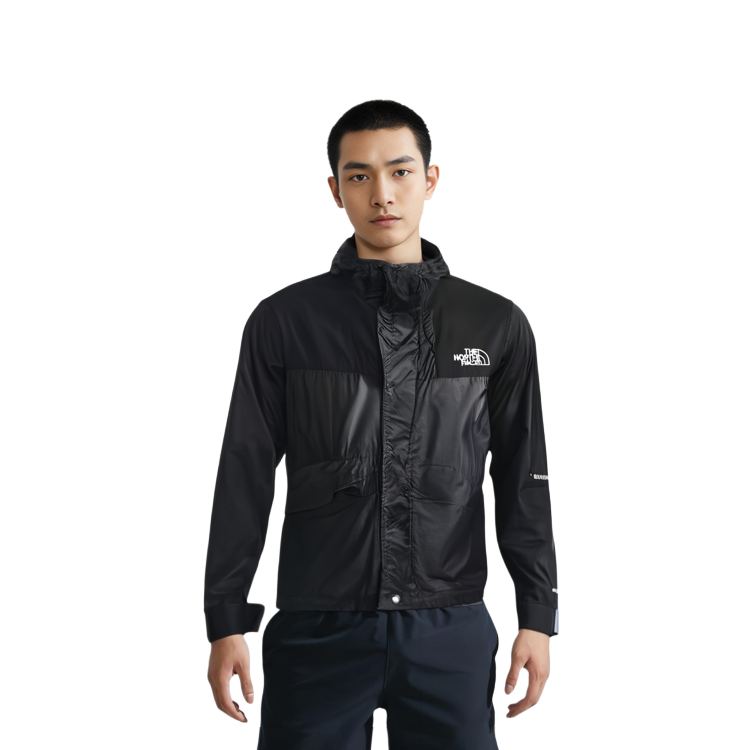 TNF Black Solid Logo Embroidered Casual Hoodie Jacket NF0A5J4D-JK3 圖 8