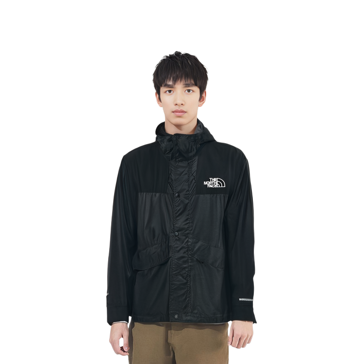 TNF Black Solid Logo Embroidered Casual Hoodie Jacket NF0A5J4D-JK3 圖 9