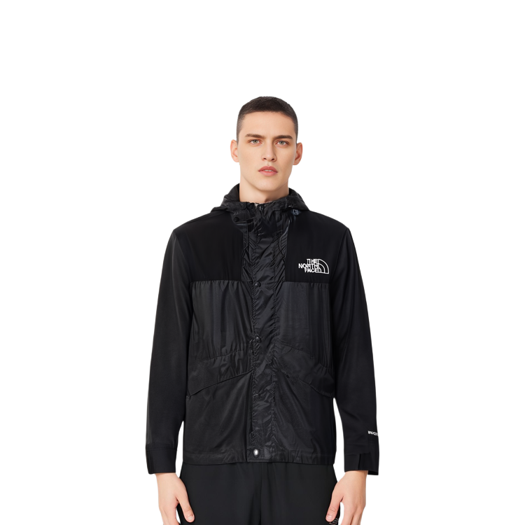 TNF Black Solid Logo Embroidered Casual Hoodie Jacket NF0A5J4D-JK3 圖 10