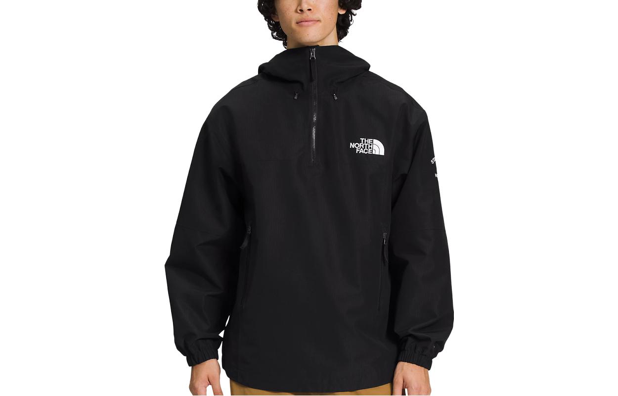 TNF Black Solid Logo Half-Zip Hoodie Jacket NF0A7ZZ5-JK3