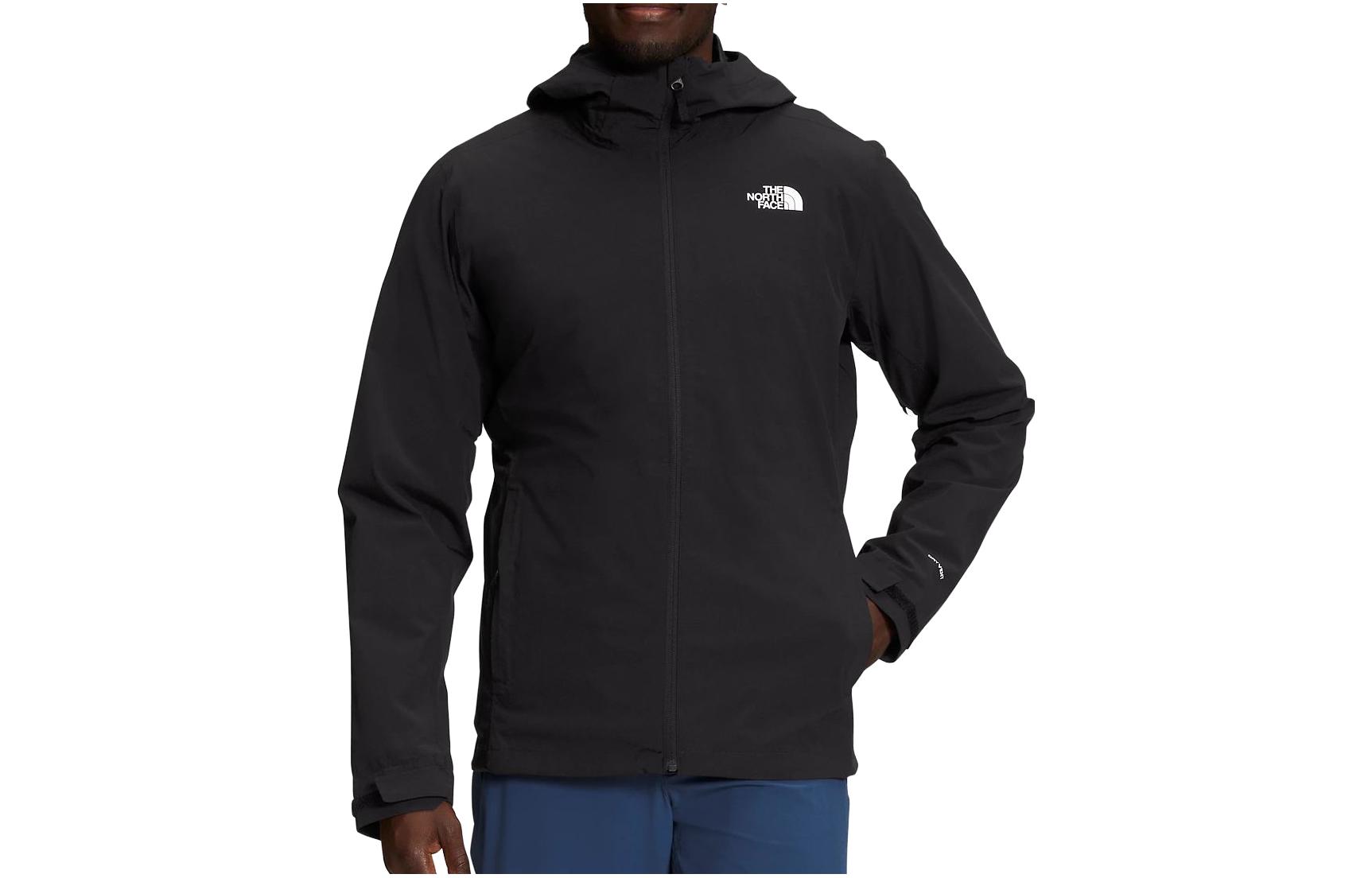 TNF Black Solid Logo Hoodie Jacket NF0A7UL5-YOO