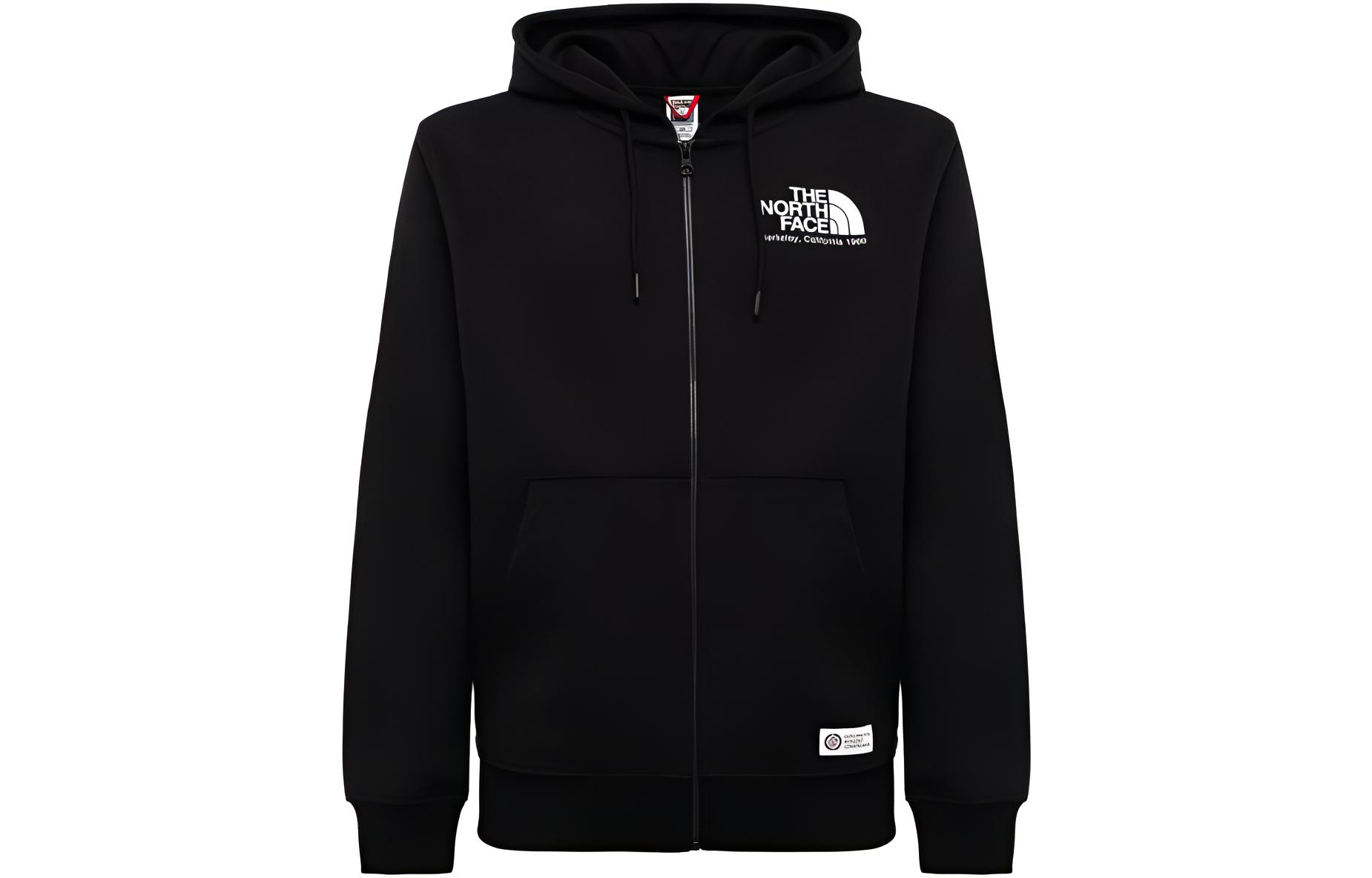 TNF Black Solid Logo Hoodie Jacket NF0A7X1UJK31TNFBLACK
