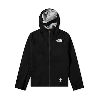 TNF Black Solid Logo Print Hooded Jacket Long Sleeve NF0A536F-JK3