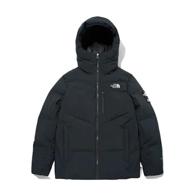 TNF Black Solid Logo Printed Hoodie Jacket NJ1DM65B