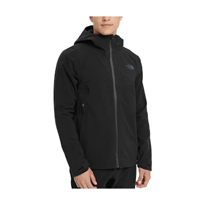TNF Black Solid Logo Waterproof Breathable Hoodie Jacket NF0A49B8-JK3