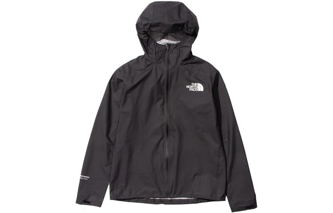 TNF Black Solid Logo Zip-Up Hoodie Jacket NP12370-K