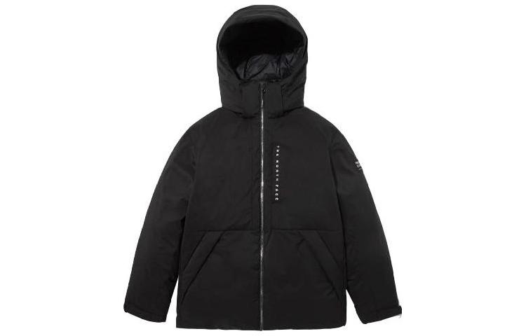 TNF Black Solid Logo Zip-Up Hoodie Jacket Unisex NJ1DN54J