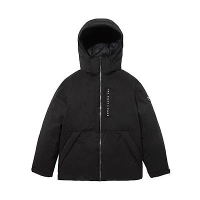 TNF Black Solid Logo Zip-Up Hoodie Jacket Unisex NJ1DN54J