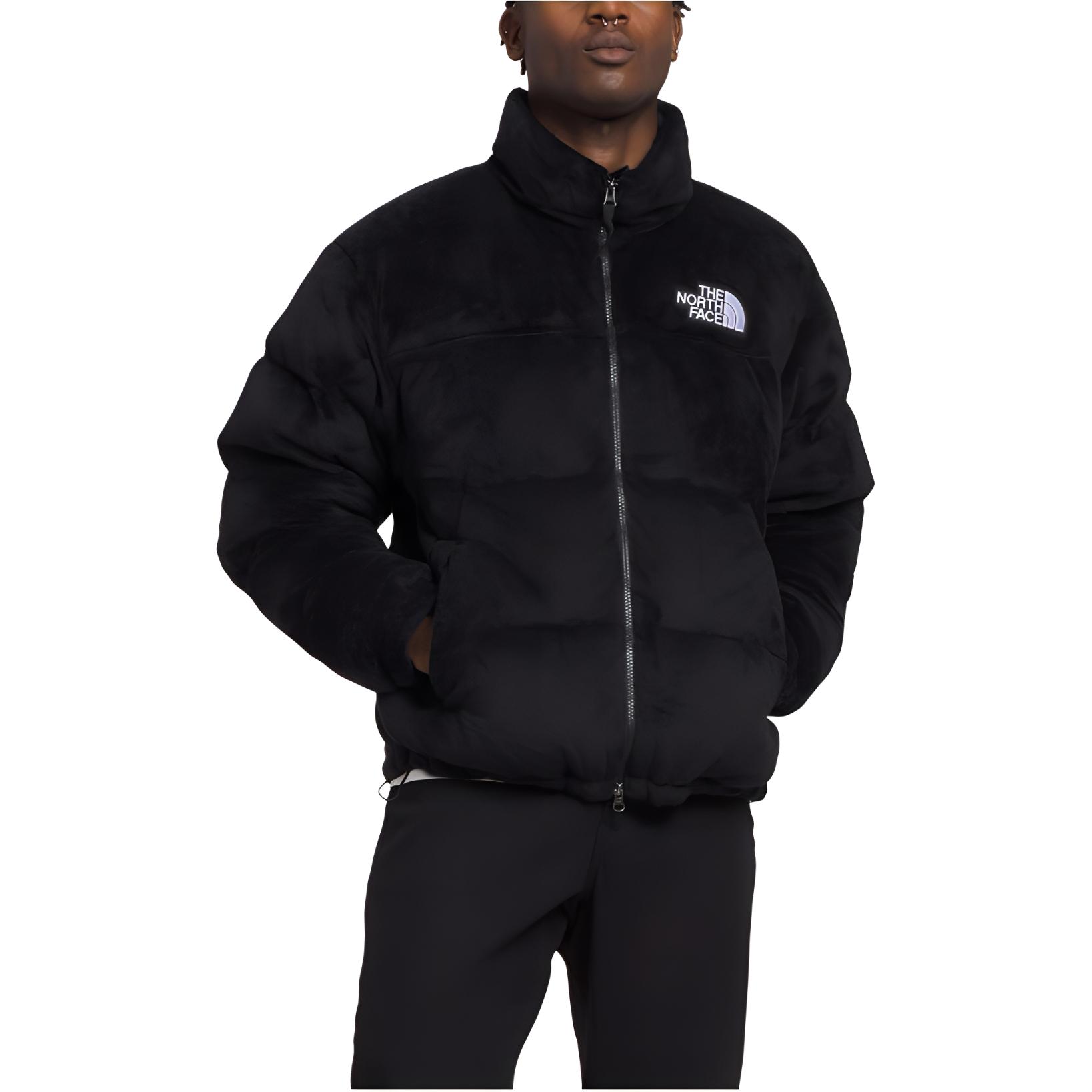 TNF Black Solid Zip-Up Mockneck Jacket NF0A84IL-JK3