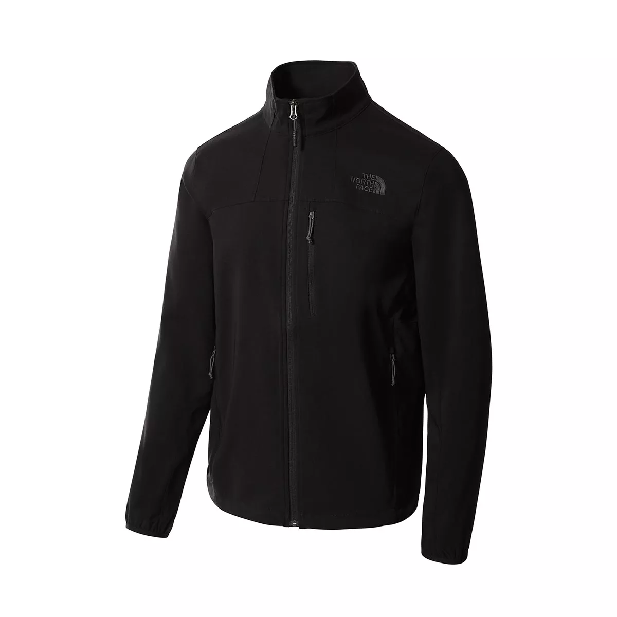 TNF Black Stand Collar Zipper Jacket nf0a2tygjk3-l