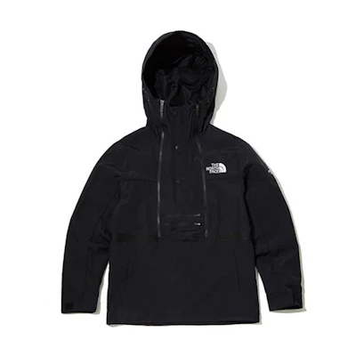 THE NORTH FACE Black Street Style Logo Half-Zip Pullover Hoodie Jacket Unisex NA4HL52K