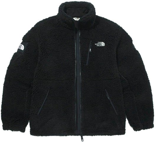 the-north-face-black-unisex-fleece-zip-up-stand-collar-jacket-nj-4-fm-50-l