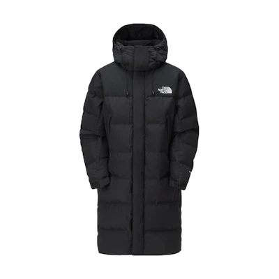 TNF Black Unisex Logo Print Zip-Up Puffer Jacket NC1DN52J