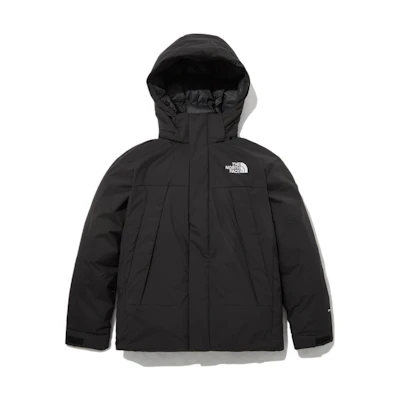 TNF Black Unisex Solid Color Hooded Zip Jacket NJ2DP50A