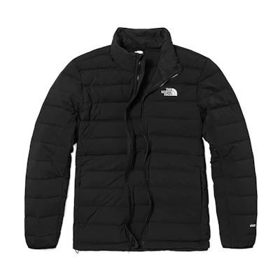 TNF Black Urban Exploration Logo Zip Hooded Down Jacket NF0A7W7Q-JK3