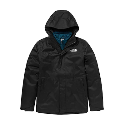 TNF Black Warrior 3-in-1 Waterproof Insulated Jacket - Black NF0A4U7M