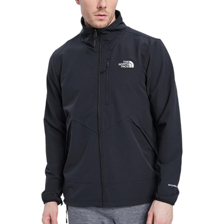 TNF Black Water-Repellent Windproof Stretch Hoodie Jacket NF0A3VQK-JK3