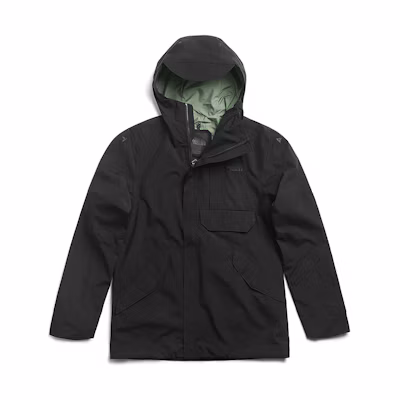 TNF Black Waterproof Breathable Hooded Jacket NF0A3VO4-JK3